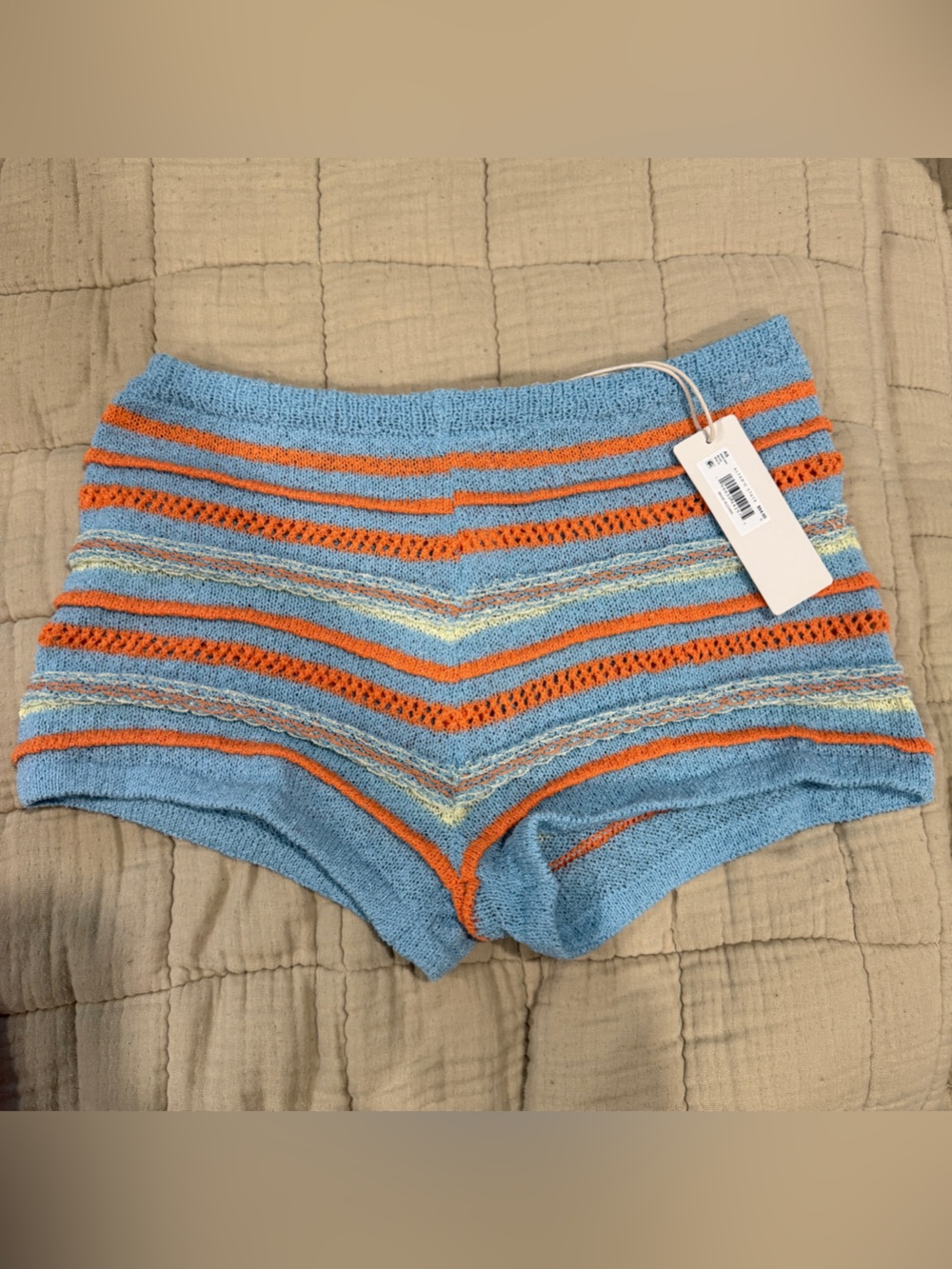 NWT Alatr'd State Bowie Multi Stripe Short Size Small - Picture 2 of 4